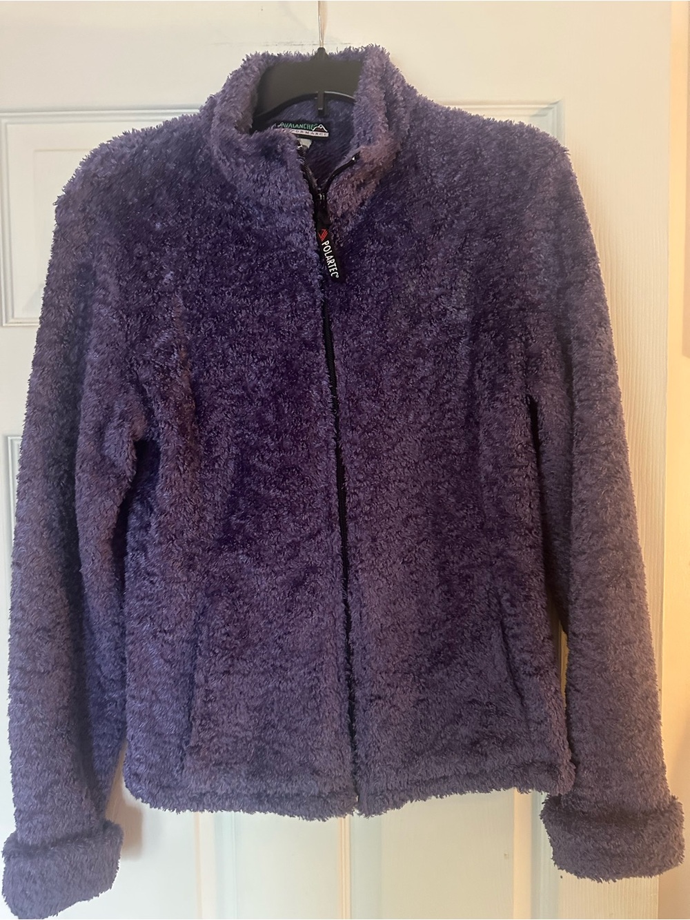Plush Full-Zip Fleece Jacket Polartec - Purple